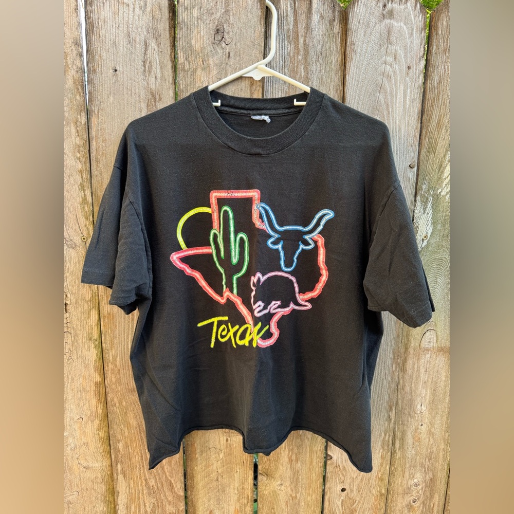 Vintage cropped Texas tee